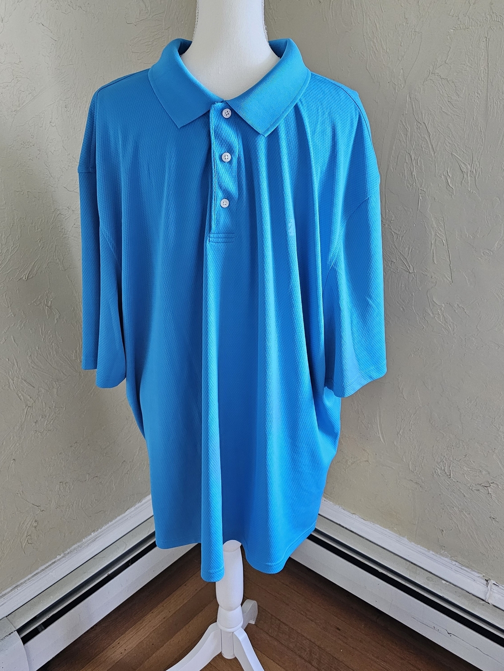 Bright Blue Men's Polo Shirt Izod Golf 3XLT